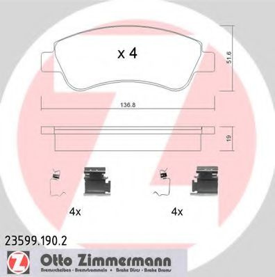 Set placute frana,frana disc PEUGEOT 207 limuzina 