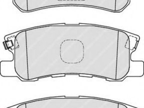 Set placute frana,frana disc PEUGEOT 4007 (GP) (2007 - 2016) FERODO FDB1992 piesa NOUA