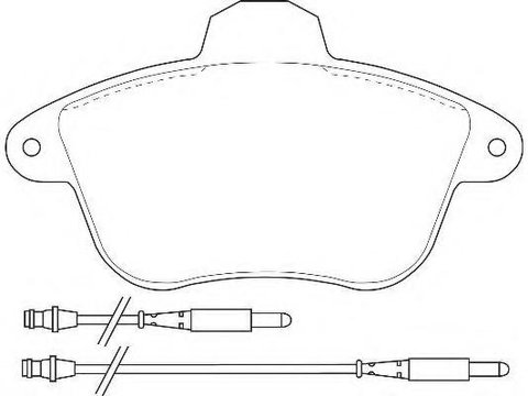 Set placute frana,frana disc PEUGEOT 605 limuzina (6B) - WAGNER WBP21507A