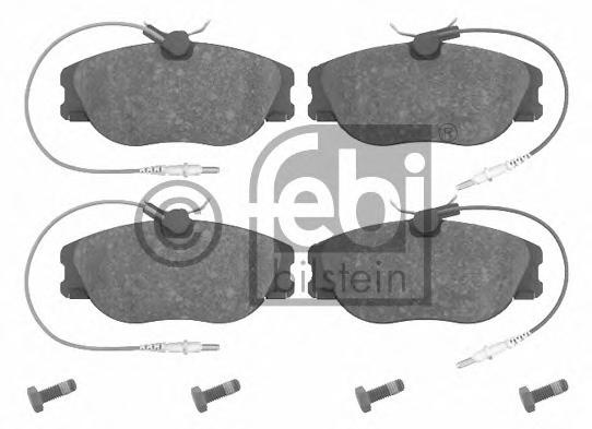 Set placute frana,frana disc PEUGEOT 806 (221), Citroen SYNERGIE (22, U6), FIAT ULYSSE (220) - FEBI BILSTEIN 16224