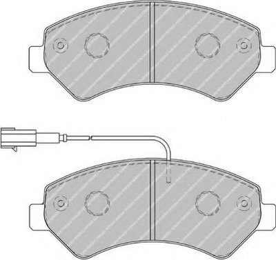 Set placute frana,frana disc PEUGEOT BOXER caroser