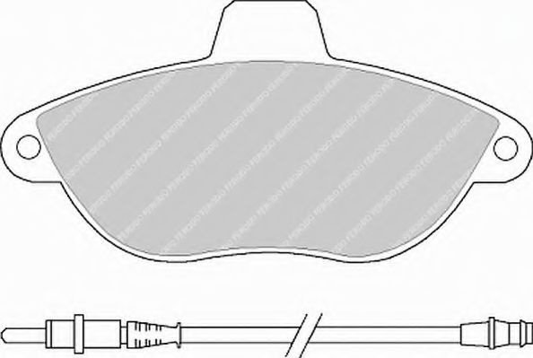 Set placute frana,frana disc PEUGEOT EXPERT platou