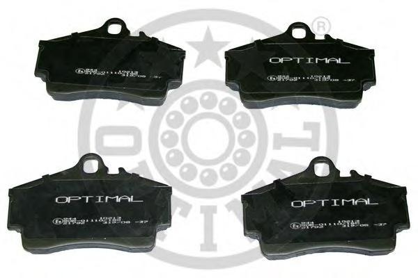 Set placute frana,frana disc PORSCHE BOXSTER (986), PORSCHE 911 (996), PORSCHE 911 Cabriolet (996) - OPTIMAL 10213