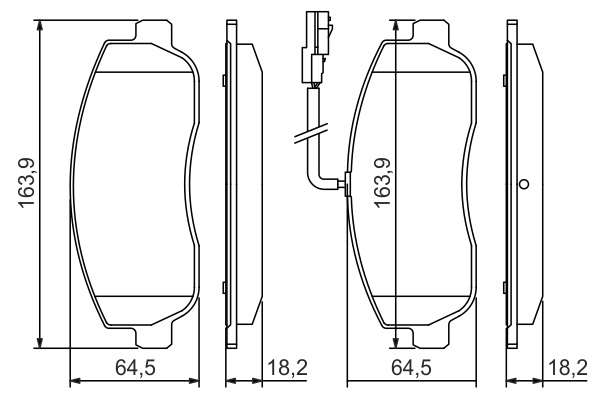 Set placute frana,frana disc punte fata (0 986 494 498 0986494498 BOSCH) NISSAN,OPEL,RENAULT,VAUXHALL INTERSTAR|MASTER|MOVANO|NV400