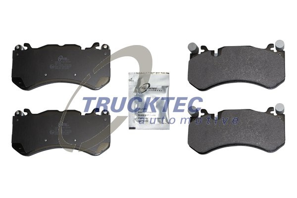 Set placute frana,frana disc punte fata (0235462 TRUCKTEC) MERCEDES-BENZ