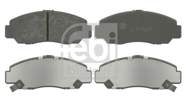 Set placute frana,frana disc punte fata (16553 FEBI BILSTEIN) HONDA,HONDA (GAC) ACCORD|ACCORD, ACCORD EURO|ACCORD, INSPIRE|BALLADE, CIVIC|CIVIC|CROSSROAD|EDIX, FR-V|LAGREAT, ODYSSEY|LEGEND|ODYSSEY|ODY