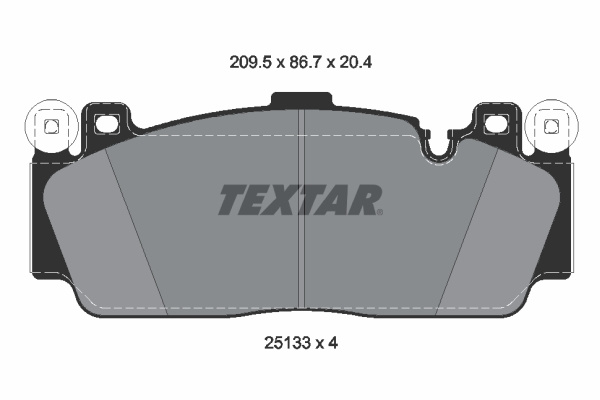 Set placute frana,frana disc punte fata (2513301 T