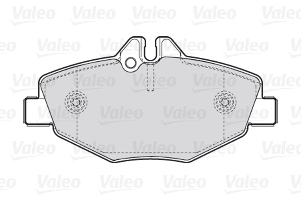 Set placute frana,frana disc punte fata (301638 VALEO) MERCEDES-BENZ,MERCEDES-BENZ (BBDC) E-CLASS