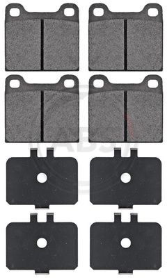 Set placute frana,frana disc punte fata (36009 ABS) ALFA ROMEO,AUDI,BEDFORD,BMW,FORD,GLAS,MASERATI,MERCEDES-BENZ,OPEL,PORSCHE,SAAB,TALBOT,VAUXHALL,VOLVO,VW