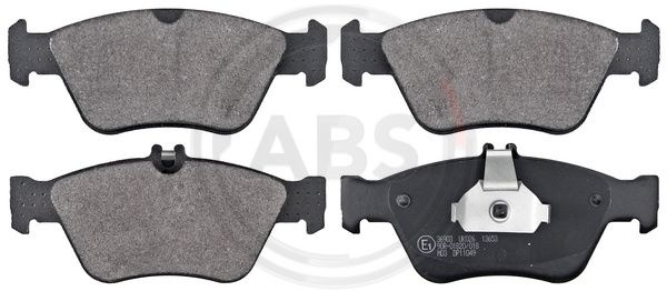 Set placute frana,frana disc punte fata (36903 ABS) MERCEDES-BENZ