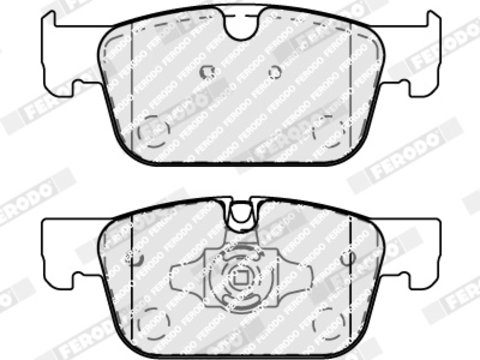 Set placute frana,frana disc punte fata (FDB4994 FERODO) VOLVO