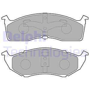 Set placute frana,frana disc punte fata (LP1531 DE