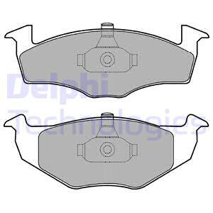 Set placute frana,frana disc punte fata (LP1601 DELPHI) SEAT,SKODA,VW