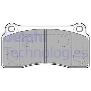 Set placute frana,frana disc punte fata (LP2113 DELPHI) JAGUAR