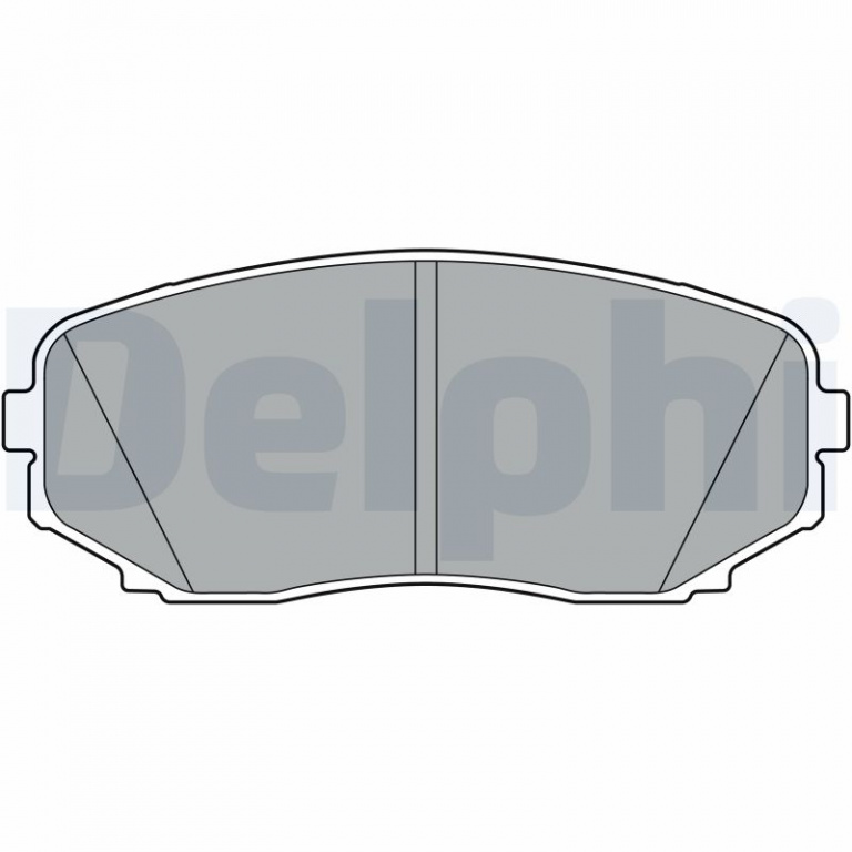 Set placute frana,frana disc punte fata (LP3399 DELPHI) MITSUBISHI ECLIPSE CROSS|MONTERO SPORT, PAJERO SPORT, SHOGUN SPORT|OUTLANDER