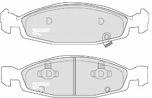 Set placute frana,frana disc punte fata (LVXL1050 MOTAQUIP) JEEP CHEROKEE, WAGONEER|GRAND CHEROKEE