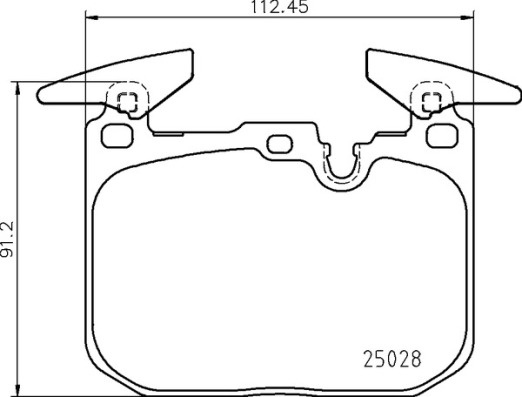 Set placute frana,frana disc punte fata (P 06 098 P06098 BREMBO) BMW,MINI 1|2|CLUBMAN, MINI CLUBMAN|COUNTRYMAN, MINI COUNTRYMAN|i8|MINI, MINI / COOPER|X1|X2