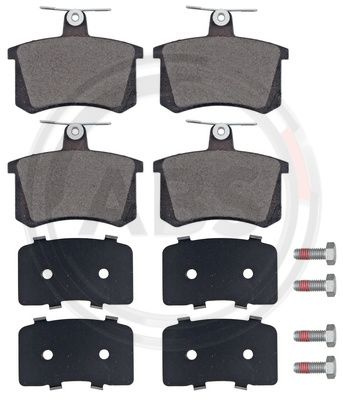 Set placute frana,frana disc puntea spate (36818 ABS) ALFA ROMEO,AUDI,FIAT,LANCIA,VW