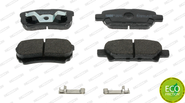 Set placute frana,frana disc puntea spate (FDB1839 FERODO) CHRYSLER,DODGE,JEEP,MITSUBISHI AIRTREK, OUTLANDER|AVENGER|CALIBER|CEDIA, LANCER, LANCER / VIRAGE|CIRRUS, SEBRING|COMPASS|GALANT FORTIS, LANCE