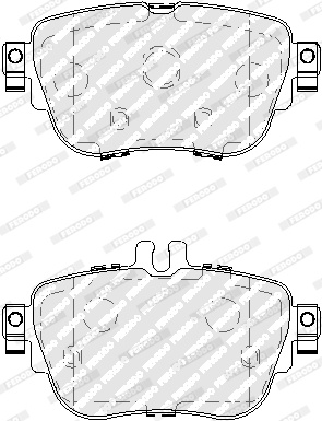 set placute frana,frana disc puntea spat