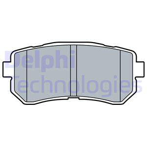 Set placute frana,frana disc puntea spate (LP3521 DELPHI) HYUNDAI