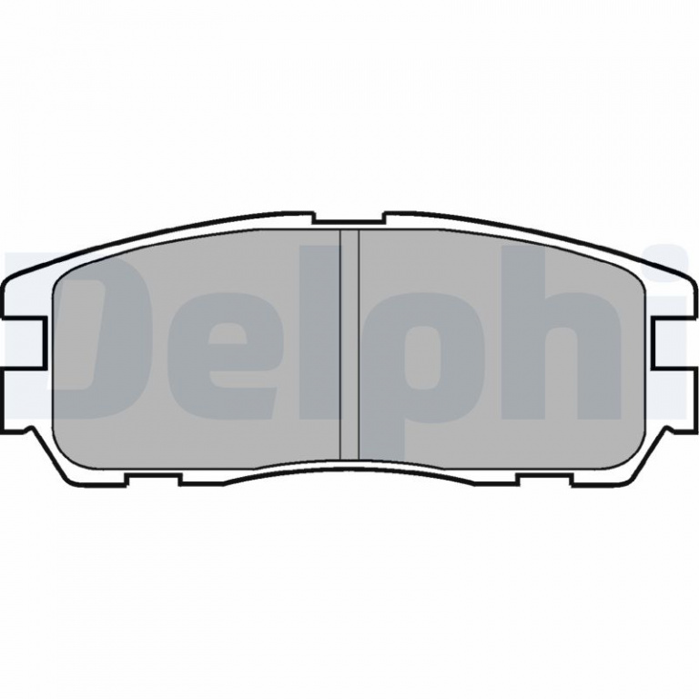 Set placute frana,frana disc puntea spate (LP965 DELPHI) GREAT WALL,ISUZU,OPEL,VAUXHALL BIGHORN, TROOPER|DRAGON, INVADER, KB, TFR/TFS|FENGJUN 6, STEED, STEED 6, WINGLE 6|FRONTERA|H3, HAVAL H3, HOVER H