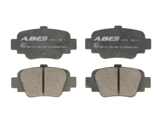 Set placute frana,frana disc puntea spate (C21035ABE ABE) NISSAN,ROVER