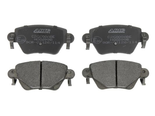 Set placute frana,frana disc puntea spate (C2G008ABE ABE) ALFA ROMEO,FORD,FORD USA,JAGUAR,RENAULT 159|COUGAR|FREESTYLE|KANGOO|MONDEO|S-TYPE|X-TYPE