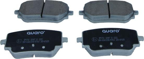 Set placute frana frana disc - QUARO QP0761