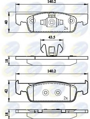 Set placute frana,frana disc RENAULT CLIO IV (2012
