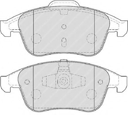 Set placute frana,frana disc RENAULT MEG