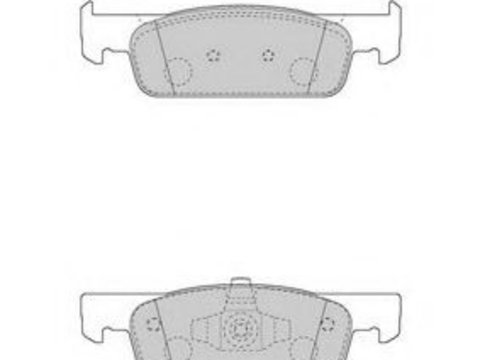 Set placute frana,frana disc RENAULT TWINGO III (2014 - 2016) FERODO FDB4615 piesa NOUA