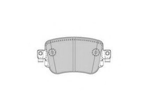 Set placute frana,frana disc SEAT ALHAMBRA (710, 711) (2010 - 2016) FERODO FDB4485 piesa NOUA