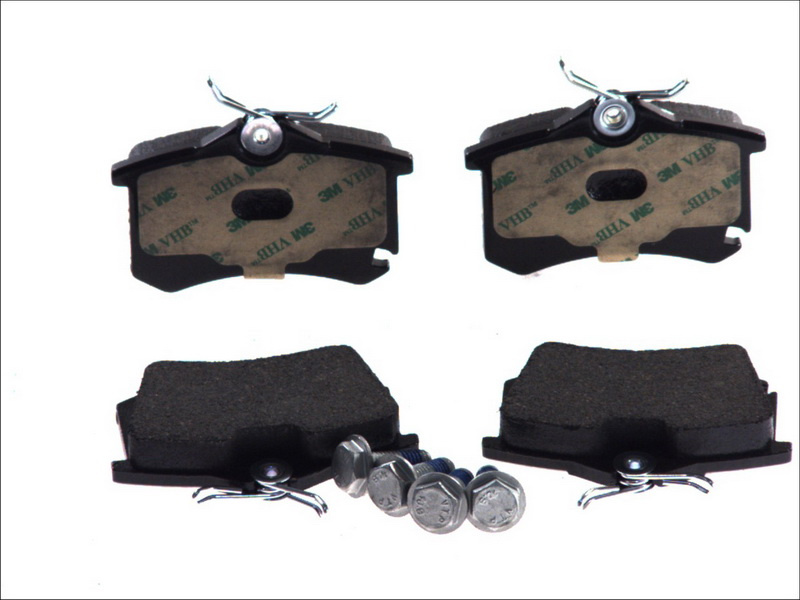 Set placute frana,frana disc Set placute frana Spate cu suplimente cu suruburi de ghidare a etrierului de frana AUDI A2 RENAULT TWINGO II SEAT CORDOBA VARIO/KOMBI IBIZA II LEON TOLEDO III 1.0-2.0 03.93- FERODO FDB1637