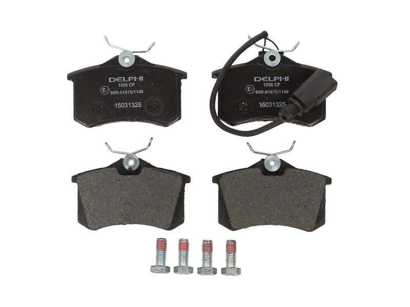 Set placute frana,frana disc Set placute frana Spate FORD GALAXY I GALAXY MK I SEAT ALHAMBRA IBIZA IV IBIZA IV SC IBIZA IV ST TOLEDO I TOLEDO II SKODA OCTAVIA I VW POLO VI SHARAN 1.2-2.8 05.91- DELPHI LP1556