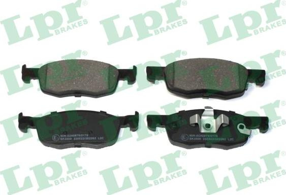 Set placute frana.frana disc Set placute frana Fata TOYOTA AYGO X YARIS 1.0-1.5-1.5H 02.20- LPR 05P2262