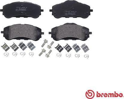 Set placute frana.frana disc Set placute frana Fata CITROEN BERLINGO BERLINGO-MINIVAN OPEL ASTRA L COMBO E TOUR - PEUGEOT 308 (LB_), Hatchback Van, 03.2015 - Brembo P 61 120