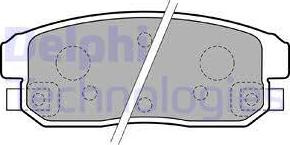 Set placute frana.frana disc Set placute frana Spate MAZDA RX-8 NISSAN MAXIMA - MAXIMA QX V OPEL ASTRA H ASTRA H OPEL ASTRA H (A04), Hatchback, 01.2004 - 05.2014 Delphi LP1829