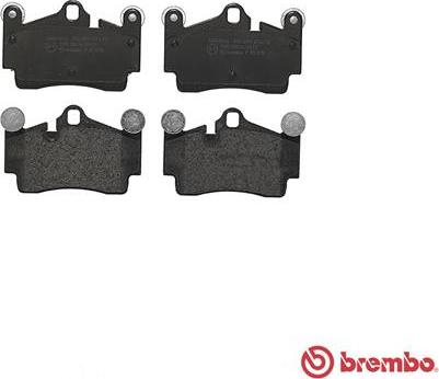 Set placute frana.frana disc Set placute frana Spate AUDI Q7 PORSCHE CAYENNE VW TOUAREG 3.0-6.0D 09.02-08.15 PORSCHE CAYENNE (9PA), Crossover, 09.2002 - 12.2010 Brembo P 85 070