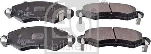 Set placute frana.frana disc Set placute frana Fata OPEL AGILA SUBARU JUSTY III SUZUKI IGNIS I IGNIS II WAGON R W SUZUKI WAGON R III, Hatchback, 03.2002 - 12.2012 Febi Bilstein 16387