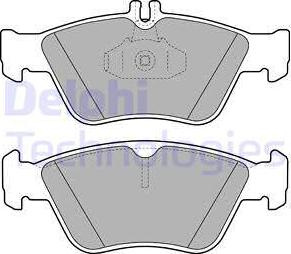 Set placute frana.frana disc Set placute frana Fata MERCEDES C T-MODEL S202 C W202 CLK A208 CLK C208 E T-MODEL S2 MERCEDES-BENZ SLK (R170), Сabrioletă, 04.1996 - 04.2004 Delphi LP1588