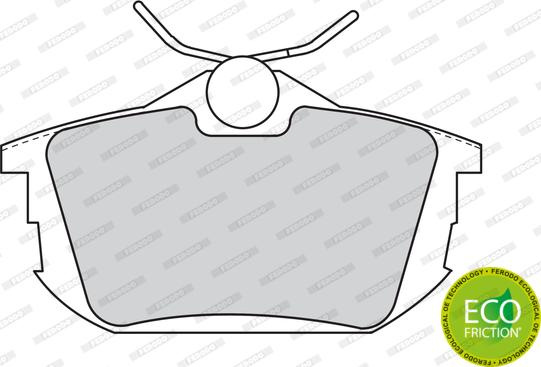 Set placute frana.frana disc Set placute frana Spate VOLVO S40 I V40 MITSUBISHI CARISMA COLT CZC VI COLT VI LANCE MITSUBISHI COLT VI (Z3_A, Z2_A), Hatchback, 10.2002 - 12.2012 Ferodo FDB1095