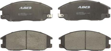 Set placute frana.frana disc Set placute frana Fata DAEWOO REXTON HYUNDAI H-1 H-1 - STAREX H-1 CARGO H-1 TRAVEL H SSANGYONG ACTYON SPORTS I (QJ), Ridica, 11.2005 - ABE C10509ABE
