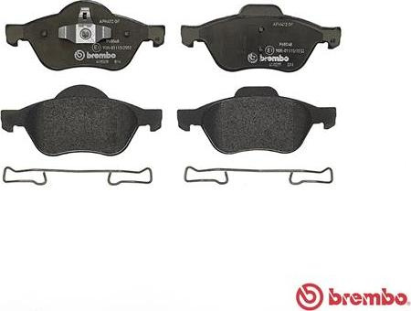 Set placute frana.frana disc Set placute frana Fata RENAULT CLIO III MEGANE II MEGANE II-KOMBI SCENIC II 1.4-2.0 d RENAULT TWINGO II (CN0_), Hatchback, 03.2007 - Brembo P 68 048
