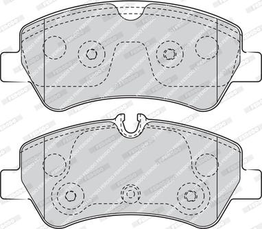 Set placute frana.frana disc Set placute frana Spate cu suplimente FORD TOURNEO CUSTOM V362 TRANSIT CUSTOM V362 T FORD TRANSIT V363 (FAD, FBD), Autobuz, 08.2013 - Ferodo FVR4398