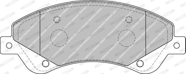 Set placute frana.frana disc Set placute frana Fata cu surub de ghidare a etrierului de frana FORD TRANSIT TRA FORD TRANSIT (FD_, FB_, FS_, FZ_, FC_), Autobuz, 04.2006 - 12.2014 Ferodo FVR1929