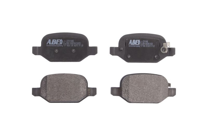 Set placute frana,frana disc Set placute frana Spate FIAT 500L 0.9-1.6 d 09.12- ABE C2F014ABE