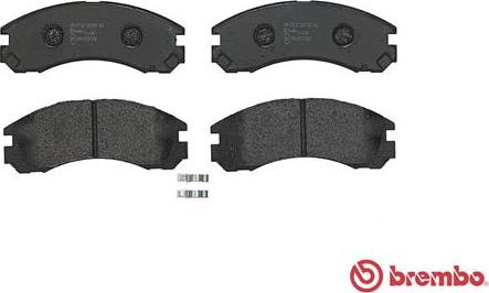 Set placute frana.frana disc Set placute frana Fata CITROEN C-CROSSER C-CROSSER ENTERPRISE MITSUBISHI DELICA - SP MITSUBISHI GALANT V (E5_A, E7_A, E8_A), Hatchback, 11.1992 - 10.1996 Brembo P 61 089