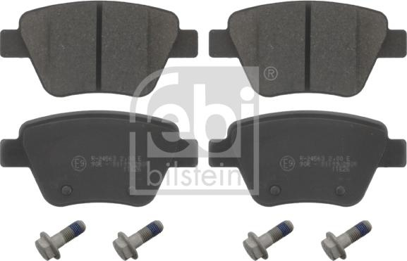 Set placute frana.frana disc Set placute frana Spate AUDI A1 A3 SEAT ALTEA ALTEA XL LEON SKODA OCTAVIA II SUPERB VW SCIROCCO III (137, 138), Compartiment, 05.2008 - 11.2017 Febi Bilstein 16797