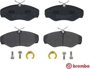 Set placute frana.frana disc Set placute frana Fata NISSAN PRIMASTAR OPEL VIVARO A RENAULT ESPACE III TRAFIC II 1 RENAULT AVANTIME (DE0_), Dubita, 09.2001 - 05.2003 Brembo P 56 061